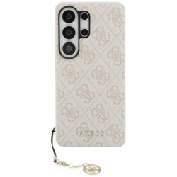 Husa originala Guess Samsung Galaxy S26 Ultra Hardcase 4G Classic Logo Charm, roz, GUHMS26LGF4GPI