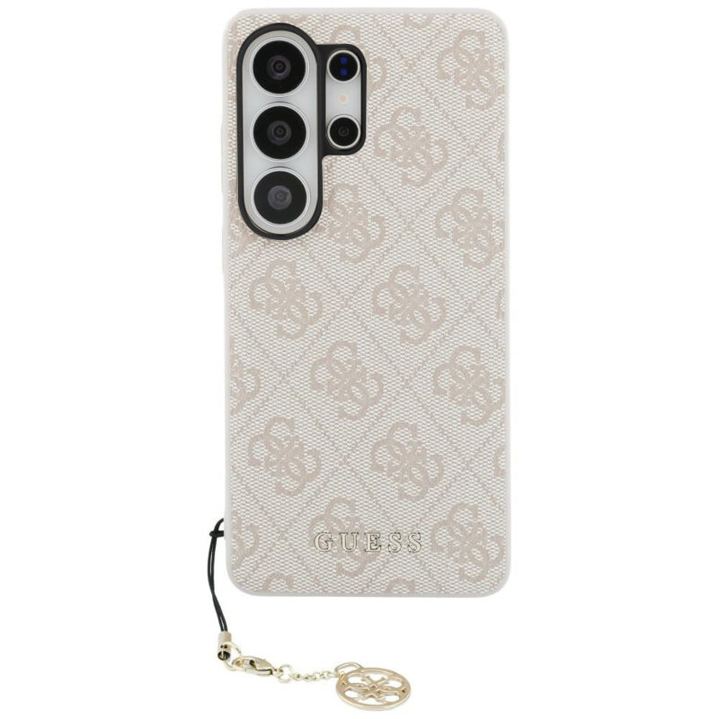Husa originala Guess Samsung Galaxy S26 Ultra Hardcase 4G Classic Logo Charm, roz, GUHMS26LGF4GPI