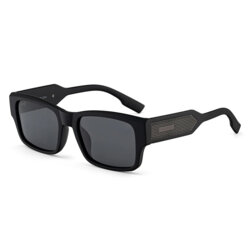 Ochelari polarizati de barbati, forma patrata Techsuit 8485, negru