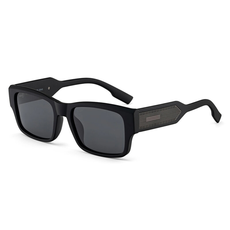 Ochelari polarizati de barbati, forma patrata Techsuit 8485, negru