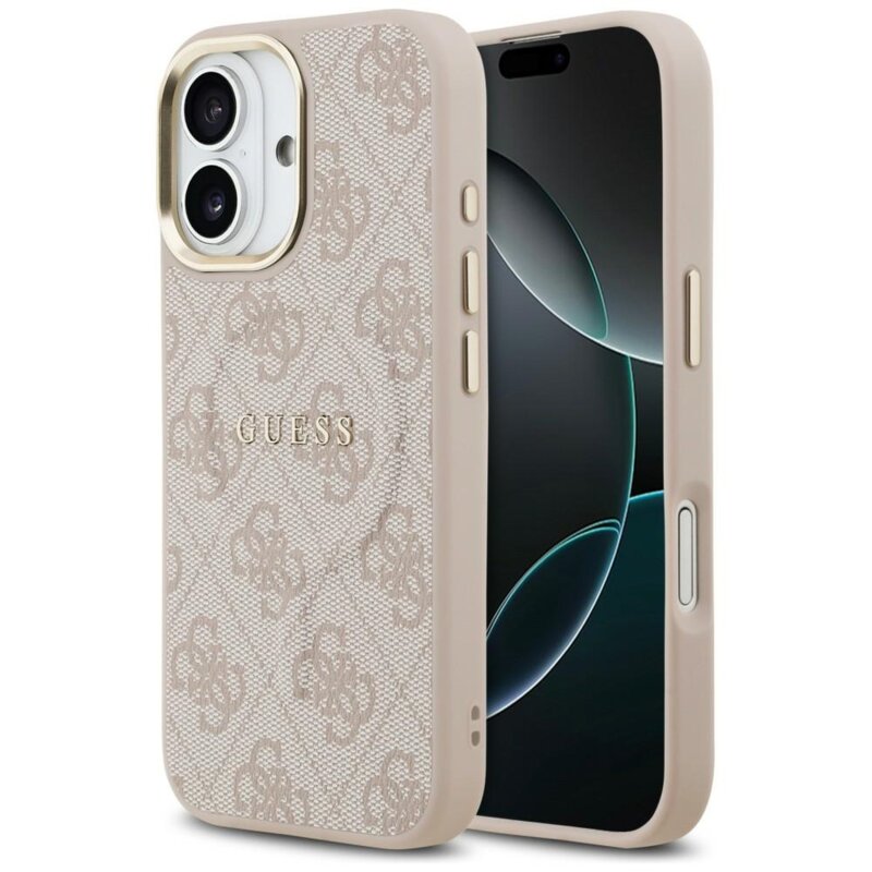 Husa originala Guess iPhone 17 Hardcase 4G Classic MagSafe, roz, GUHMP17SP4MSEGCP