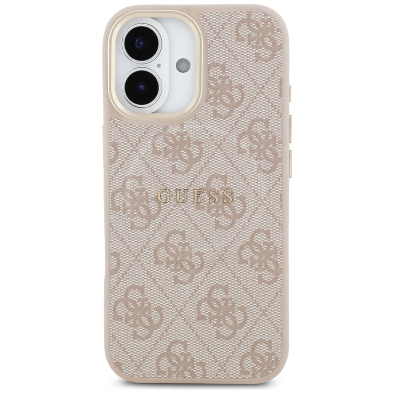 Husa originala Guess iPhone 17 Hardcase 4G Classic MagSafe, roz, GUHMP17SP4MSEGCP