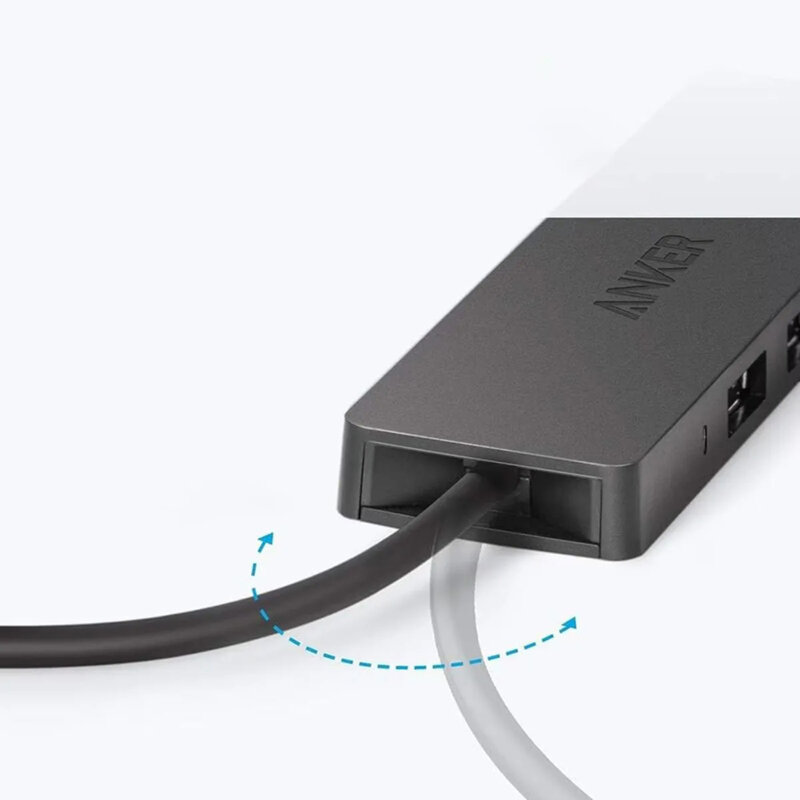 Hub 4IN1 USB3.0, transfer date 5Gbps Anker, negru