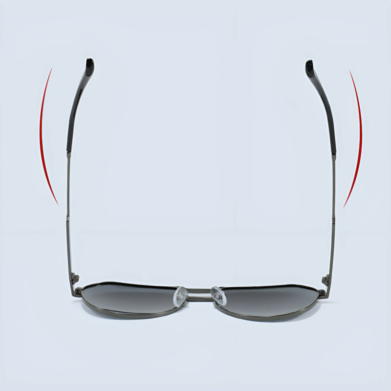 Ochelari premium polarizati aviator, unisex Techsuit 8622, auriu