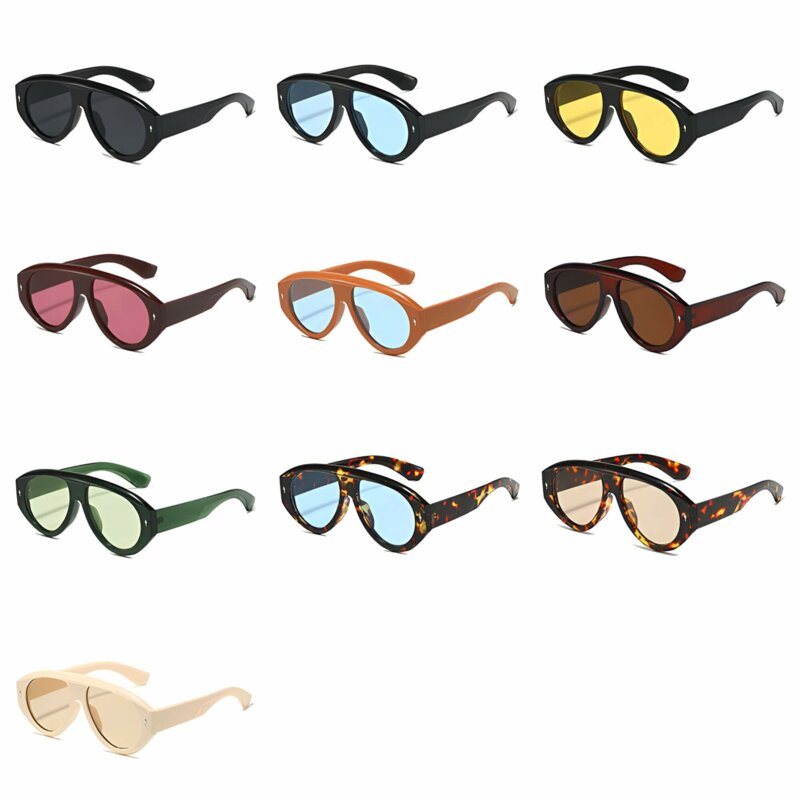 Ochelari de dama premium retro aviator Techsuit 3991, Safari
