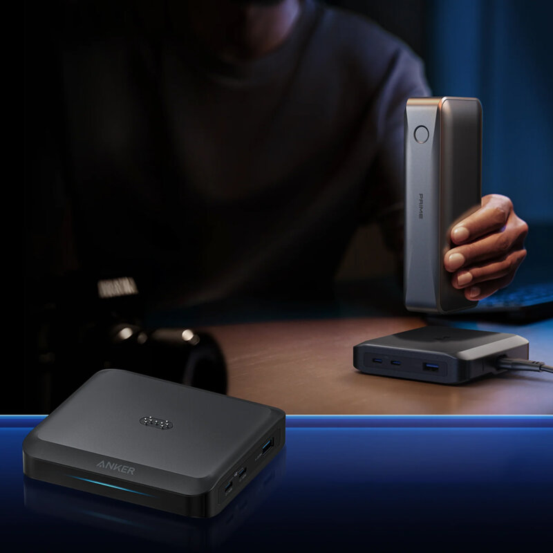 Doking Station Anker Prime Power Bank 150W, 2x Type-C, USB, Anker, negru
