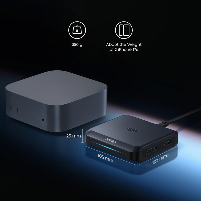 Doking Station Anker Prime Power Bank 150W, 2x Type-C, USB, Anker, negru