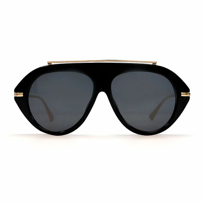 Ochelari de soare premium, retro-chic Techsuit 8092, negru