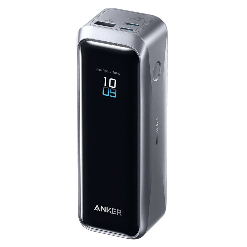 Power bank 2x USB-C, USB Anker Prime, 20100mAh, 220W, negru