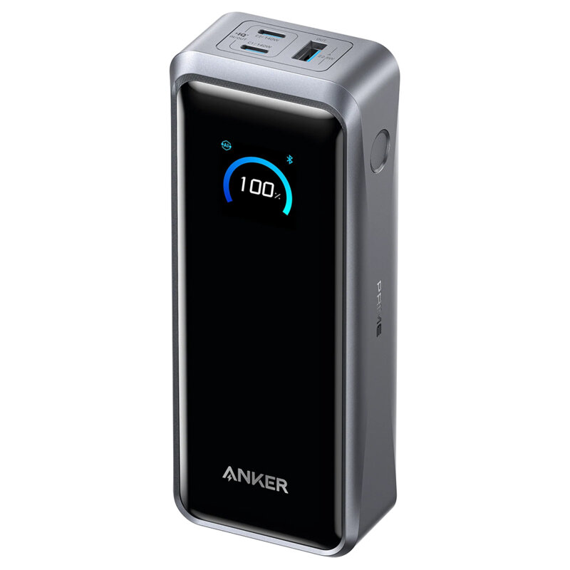 Power bank 2x USB-C, USB Anker Prime, 26250mAh, 300W, negru