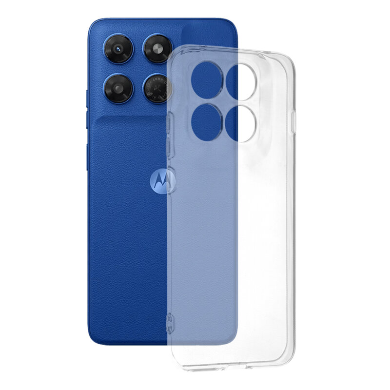 Husa Motorola Moto G37 Techsuit Clear Silicone, transparenta
