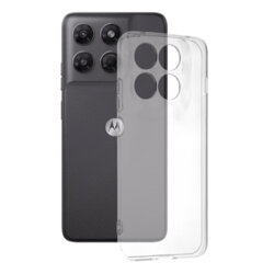 Husa Motorola Moto G37 Power Techsuit Clear Silicone, transparenta