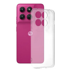 Husa Motorola Moto G47 Techsuit Clear Silicone, transparenta