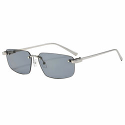 Ochelari de soare premium fara rama Techsuit S098, Dark Smoke
