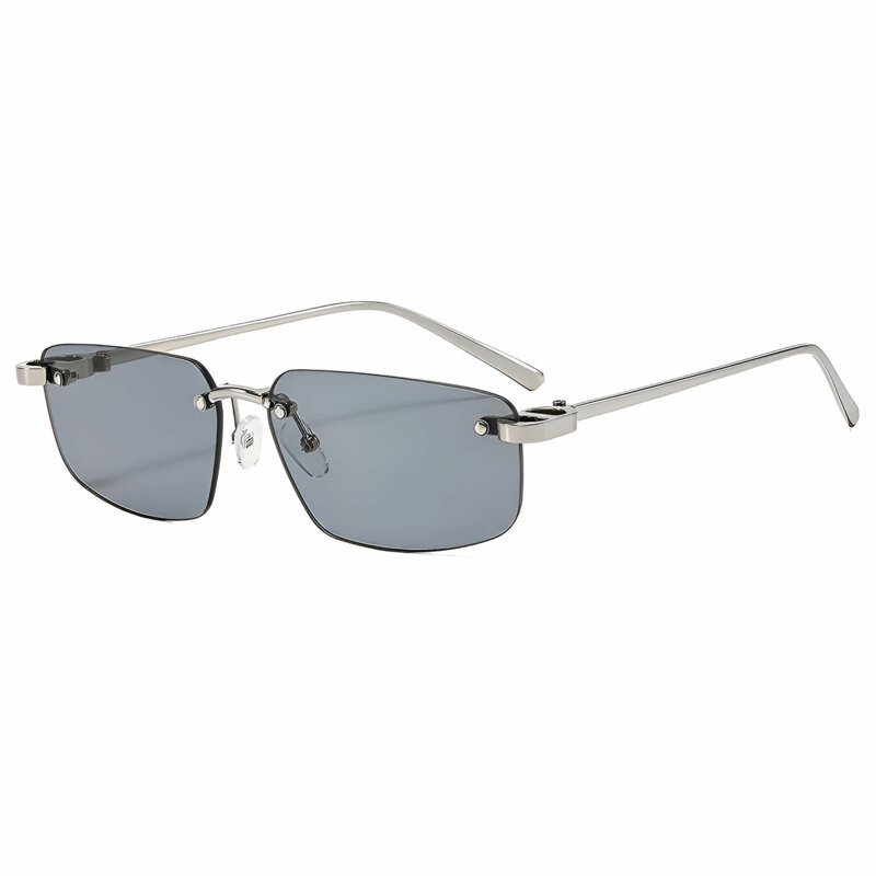 Ochelari de soare premium fara rama Techsuit S098, Dark Smoke