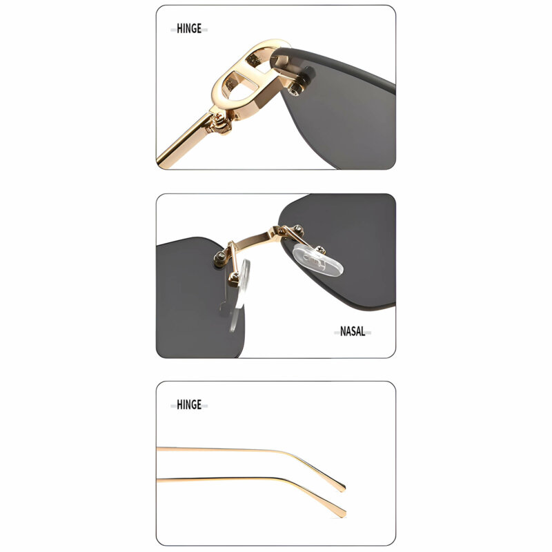 Ochelari de soare premium fara rama Techsuit S098, Barbie