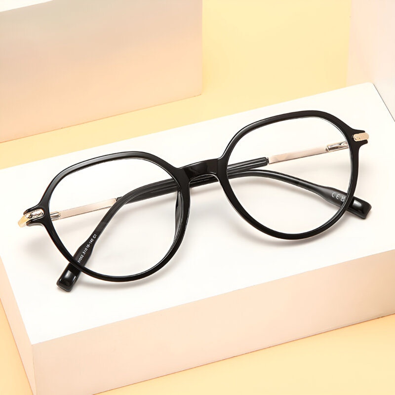 Ochelari pentru PC premium browline Techsuit, negru, TM1062