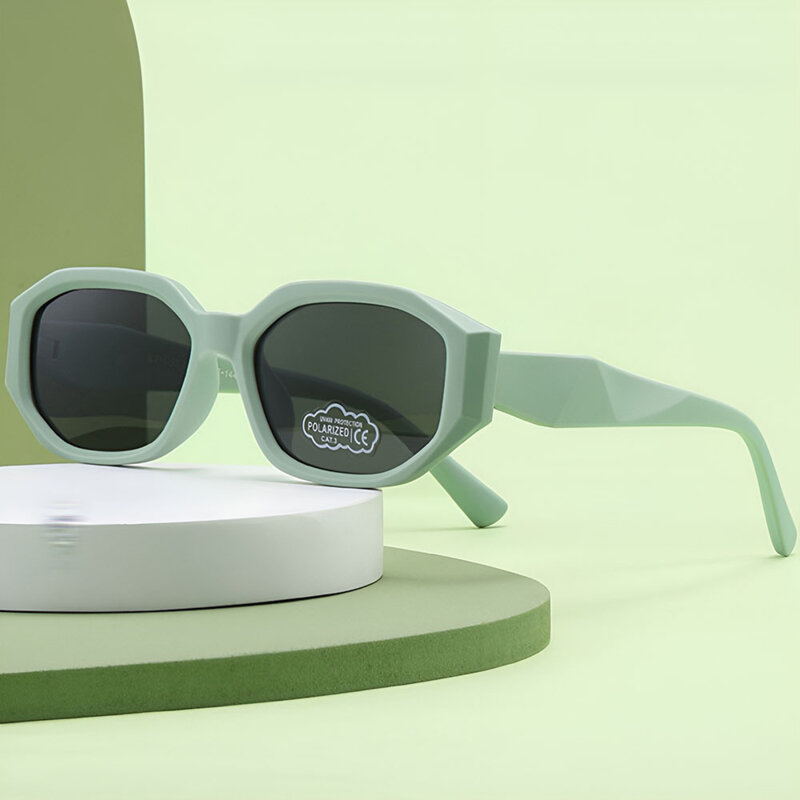 Ochelari de soare pentru copii Techsuit 11153, negru/maro
