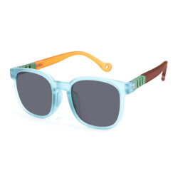 Ochelari de soare pentru copii Techsuit 9694, bleu-multicolor