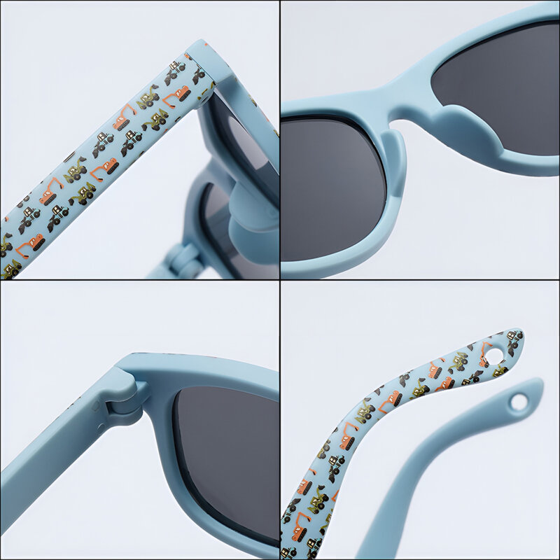 Ochelari de soare pentru copii Techsuit 5218, bleu