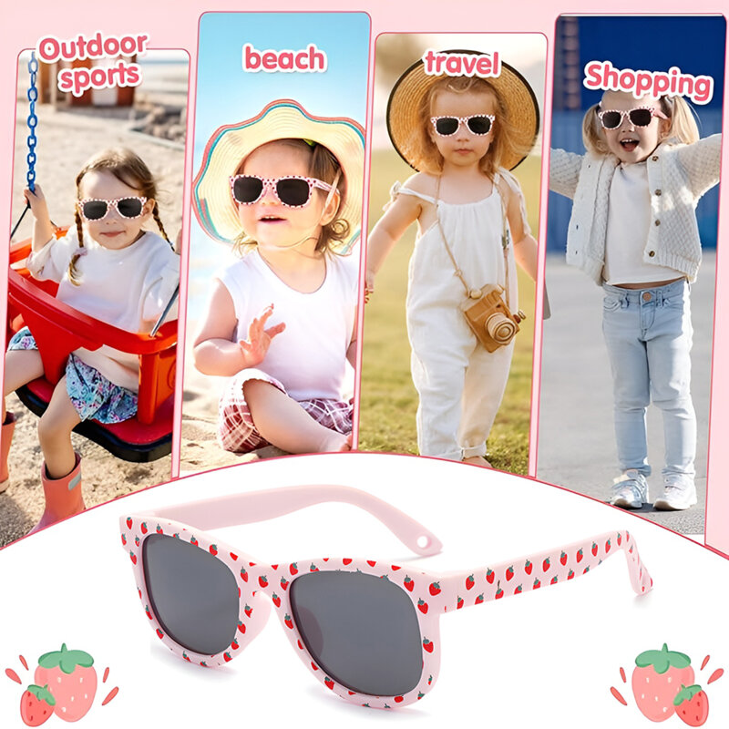 Ochelari de soare pentru copii Techsuit 5218, roz