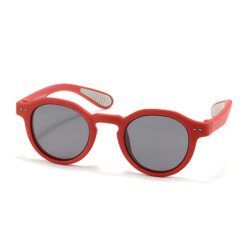 Ochelari de soare pentru copii, rotunzi Techsuit 8443, rosu
