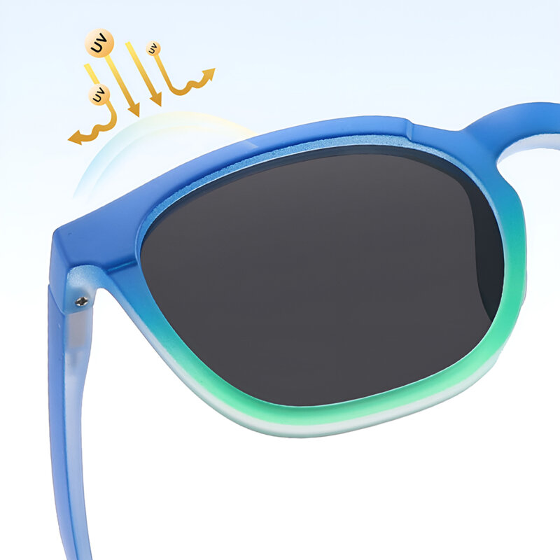 Ochelari de soare pentru copii Techsuit 691, portocaliu