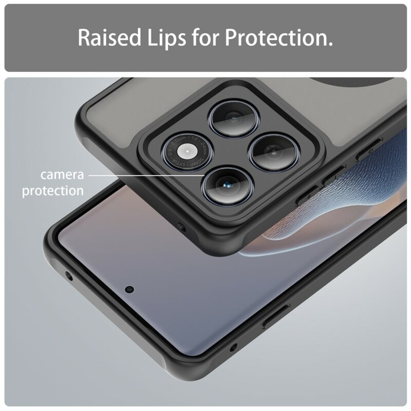 Husa Motorola Edge 60 Pro Techsuit HaloFrost II MagSafe, negru