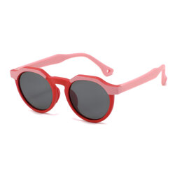 Ochelari de soare pentru copii Techsuit 601, roz/rosu