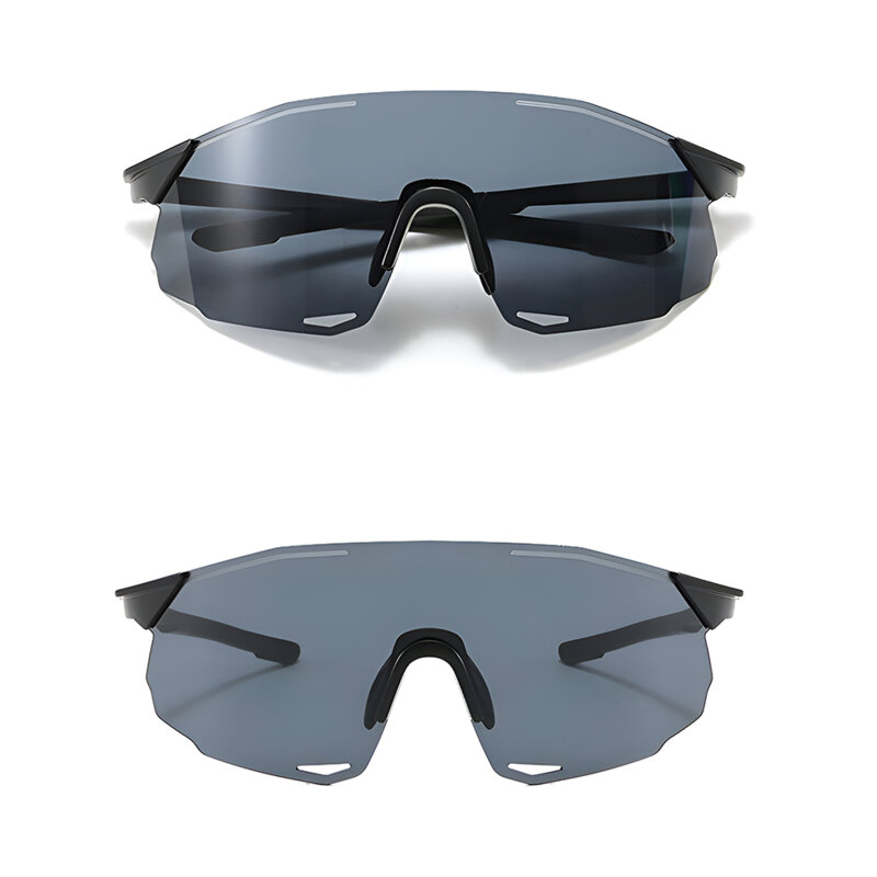 Ochelari supradimensionati sport Techsuit 8853, negru/gri