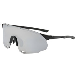 Ochelari supradimensionati sport Techsuit 8853, negru/argintiu