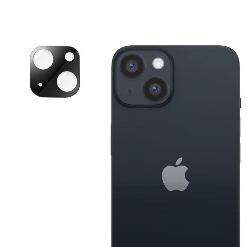 Folie camera iPhone 14 Techsuit Full Glass, negru