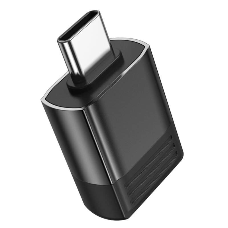 Adaptor OTG Type-C la USB 3.0, 4A, Borofone BV18, negru