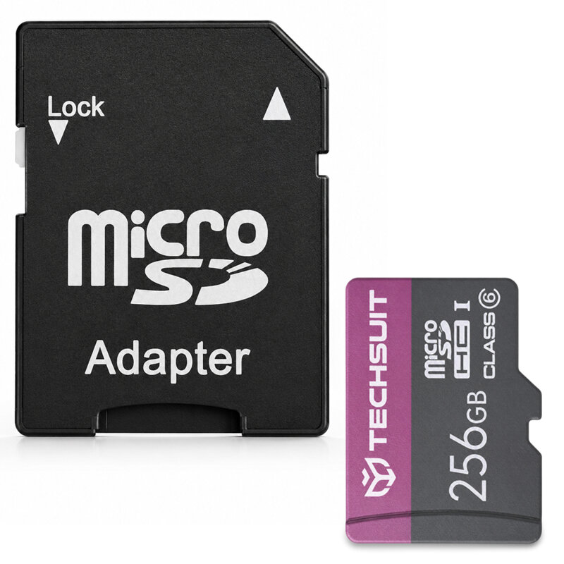 Card memorie 256GB MicroSDHC + adaptor Techsuit THCM27, mov