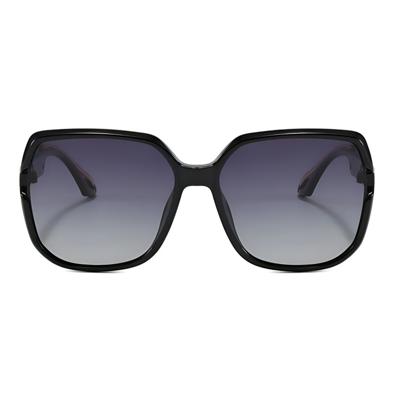 Ochelari supradimensionati de dama, UV400 Techsuit 5228, negru