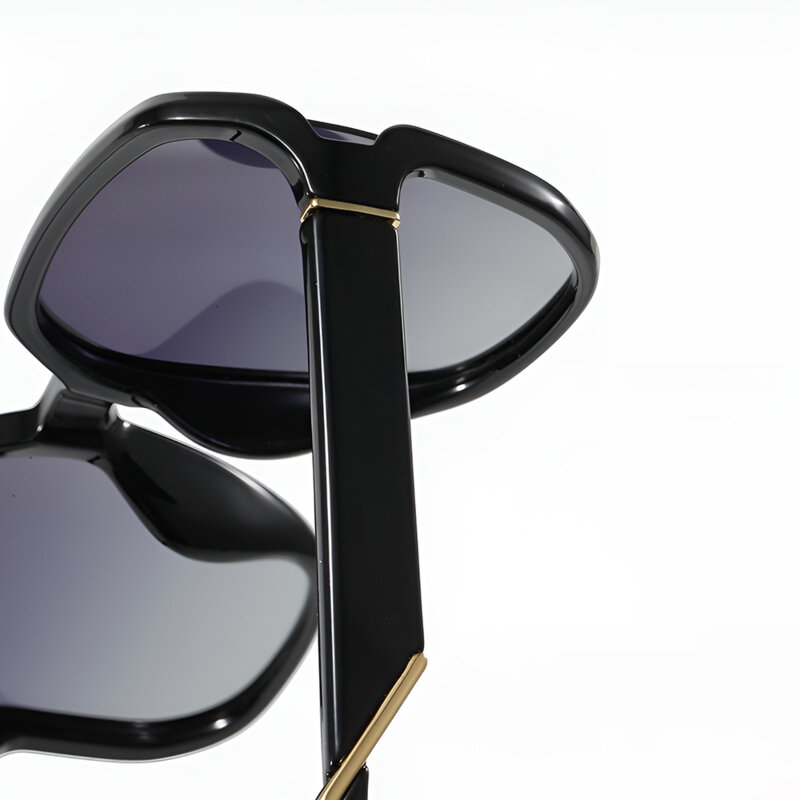 Ochelari supradimensionati de dama, UV400 Techsuit 5228, negru