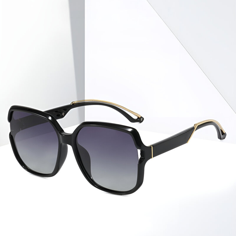 Ochelari supradimensionati de dama, UV400 Techsuit 5228, negru