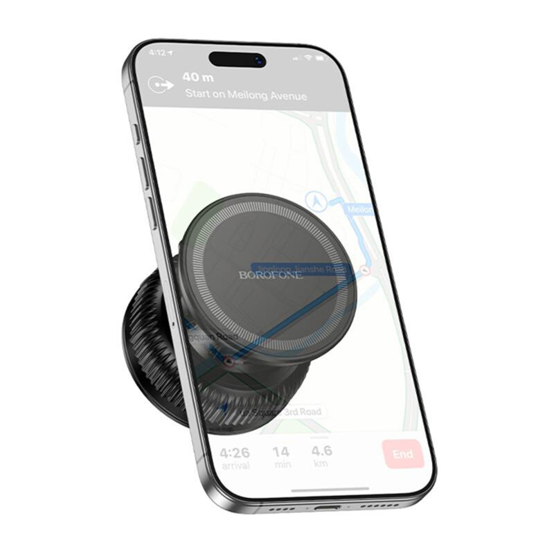 Suport telefon magnetic, universal, rotire 360°, Borofone Rider, BH139