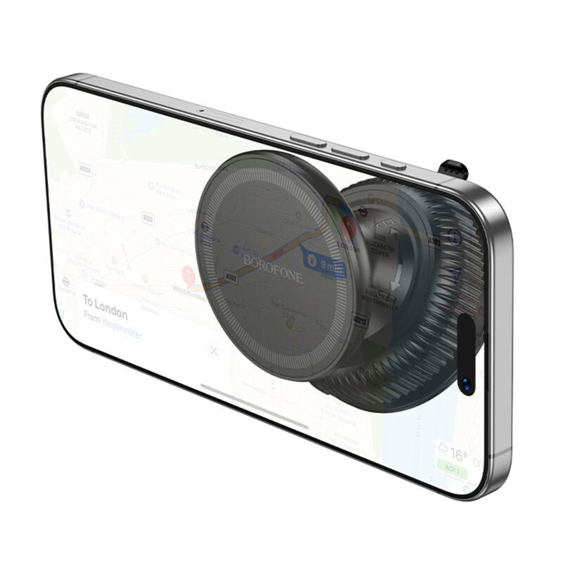 Suport telefon magnetic, universal, rotire 360°, Borofone Rider, BH139