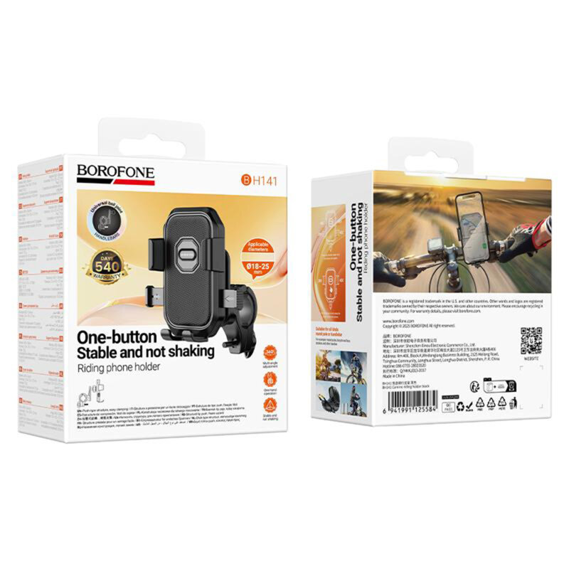 Suport telefon bicicleta si motocicleta, Borofone Camino, BH141