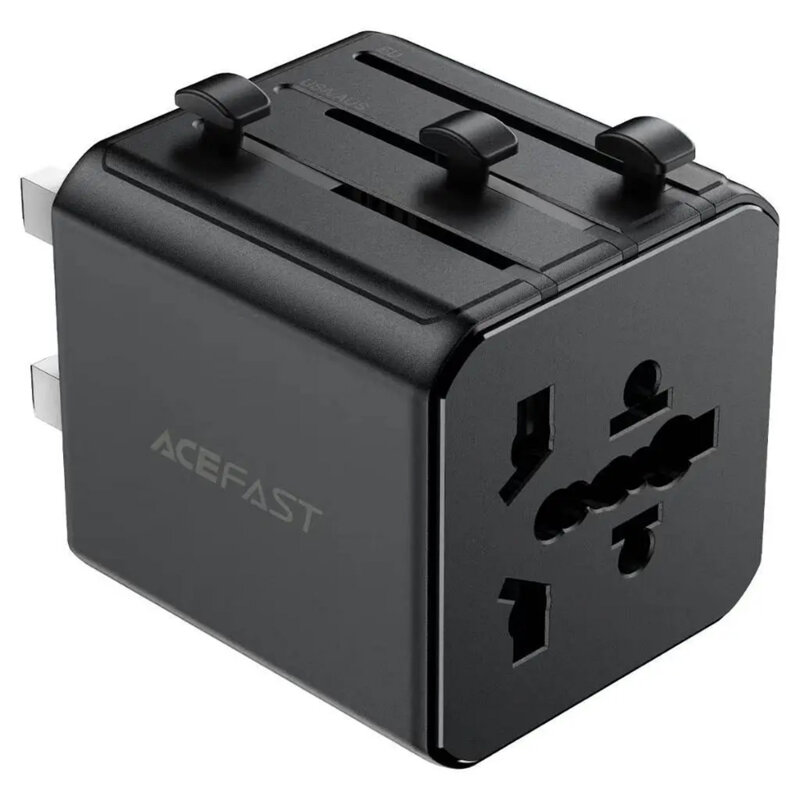 Adaptor priza universal Fast Charge Acefast Z11, 2500W, negru
