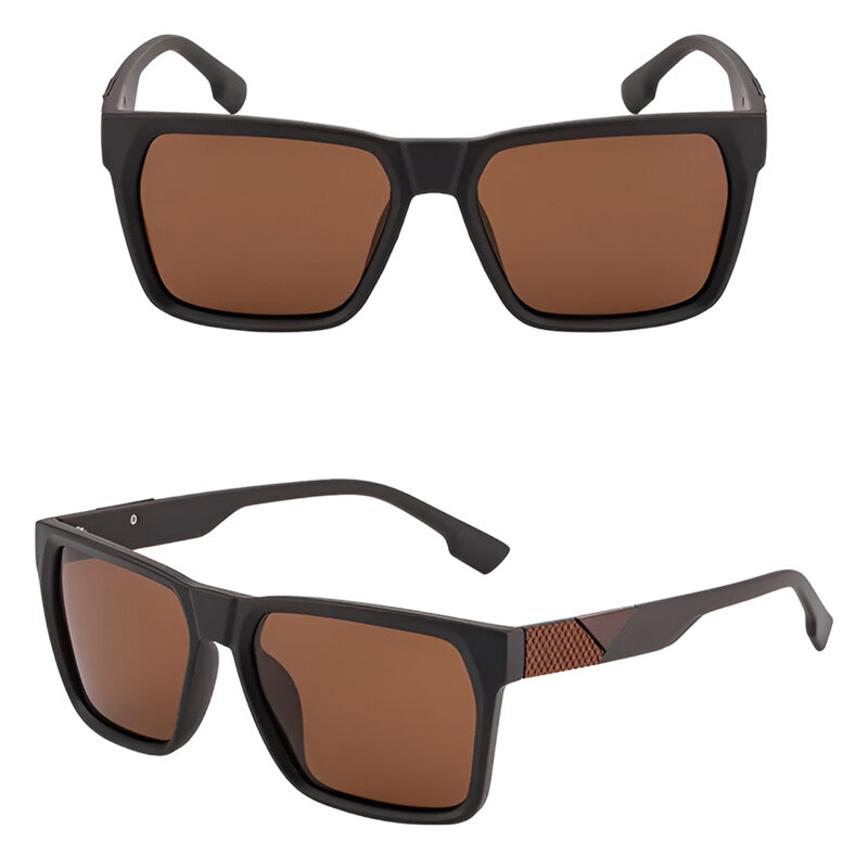 Ochelari polarizati casual de barbati Techsuit 8500, maro
