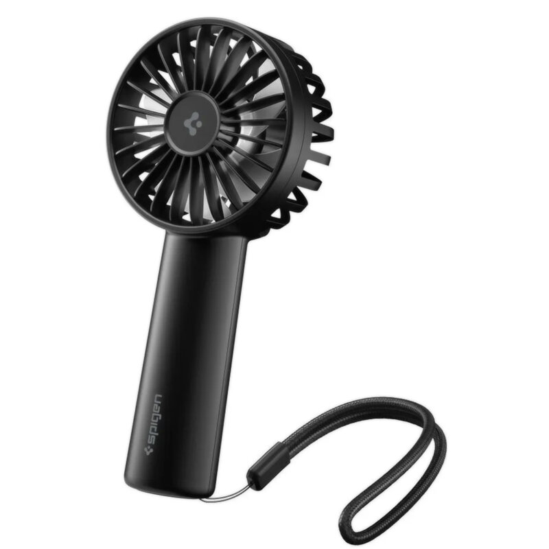 Ventilator de mana portabil premium Spigen A905, negru