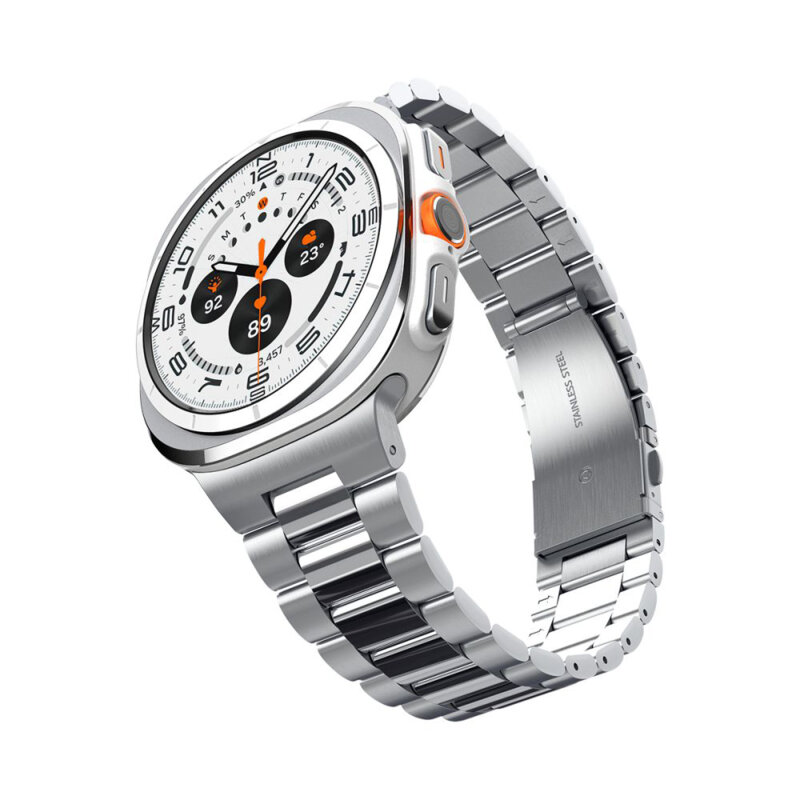 Curea Samsung Galaxy Watch Ultra 2 Spigen Modern Fit, argintiu