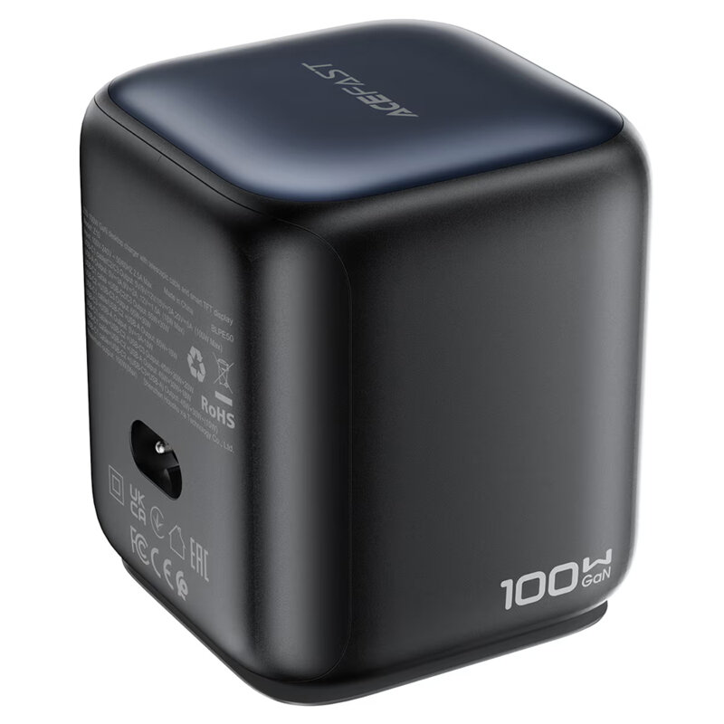 Statie GaN Type-C PD100W cu cablu, HD display Acefast Z10