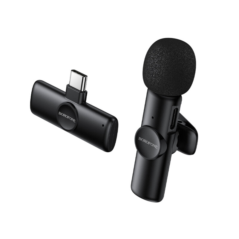 Lavaliera wireless USB-C, Noise Cancelling, Borofone Winner, BFK16