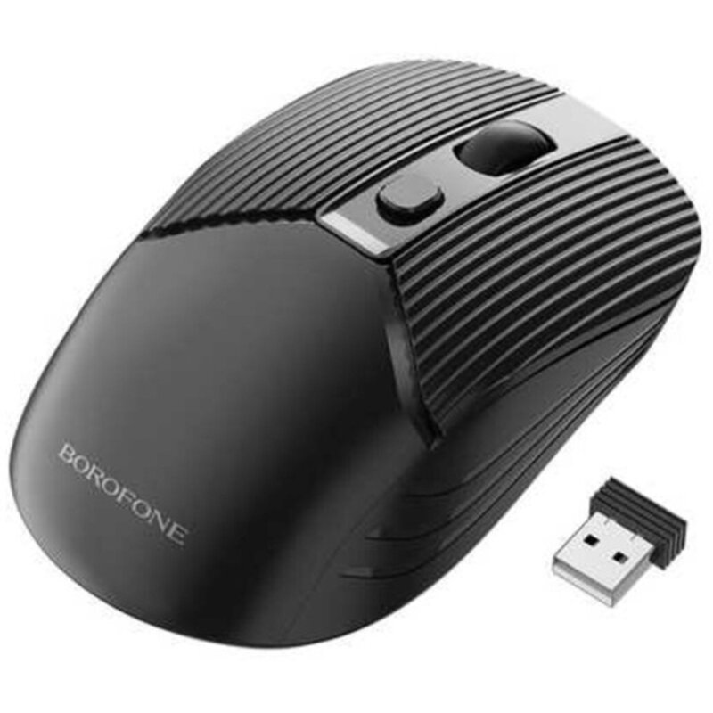 Mouse wireless 1600DPI, ergonomic, Borofone Business, BG5