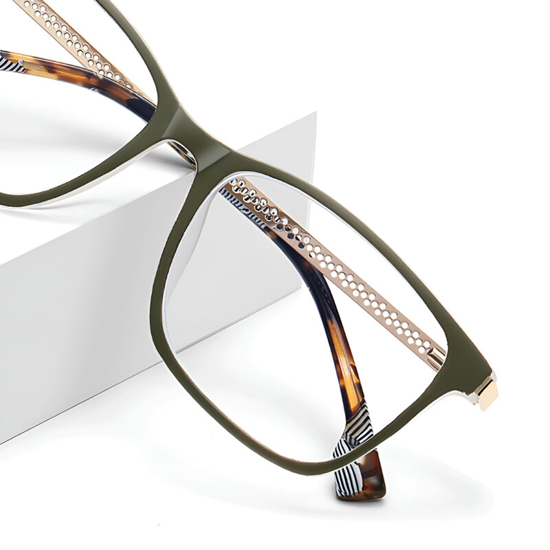 Ochelari pentru calculator dama Flat-Top Techsuit, verde, LS202