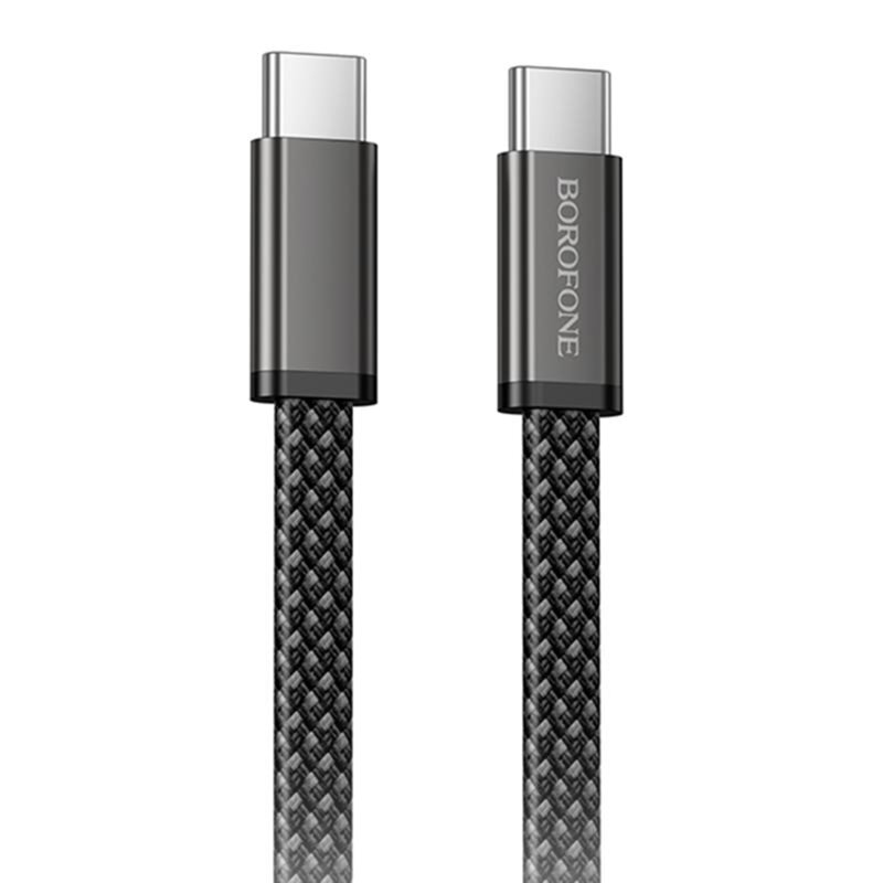Cablu USB-C la USB-C, 60W, Borofone Peace, BX124, 1m