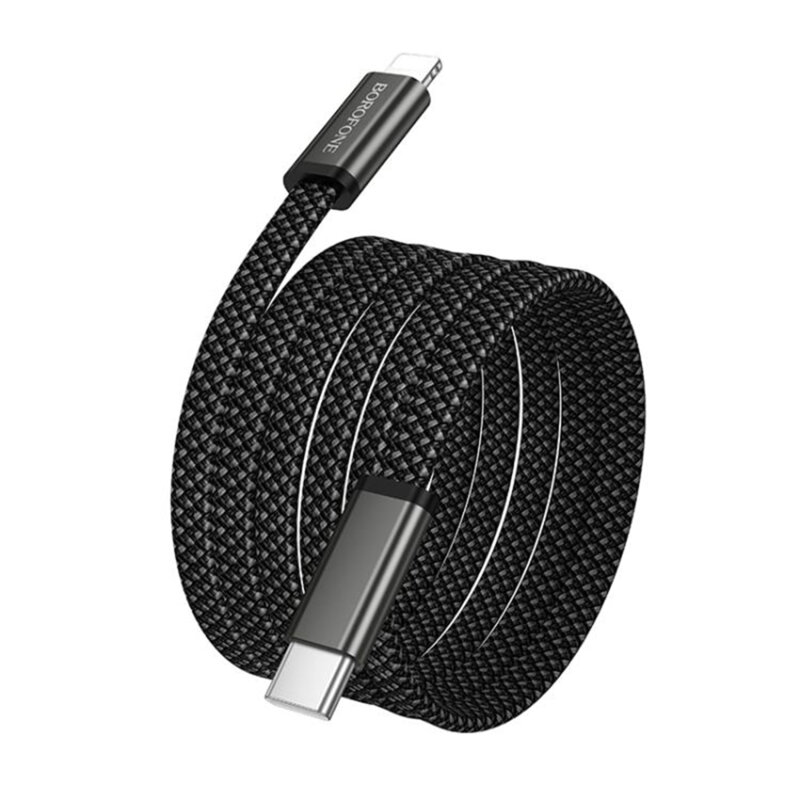 Cablu USB-C la Lightning, 30W, Borofone Peace, BX124, 1m